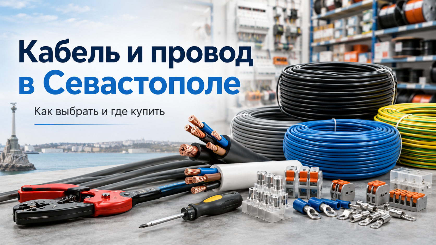 Кабель провод в Севастополе: как выбрать и где купить